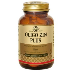 Solgar Oligo Zinco Plus per le difese immunitarie 50 tavolette masticabili
