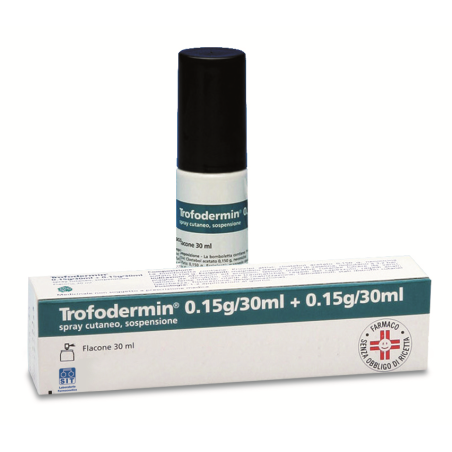 Trofodermin 5% + 5% Spray cutaneo Trofodermin 5% + 5% Spray cutaneo