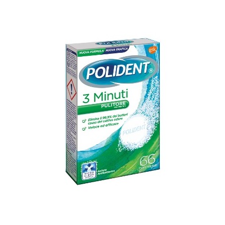 Polident 3 minuti 66 compresse Polident 3 minuti 66 compresse