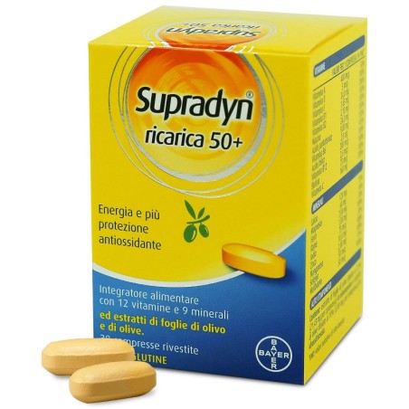 Supradyn ricarica 50+ 30 compresse Supradyn ricarica 50+ 30 compresse