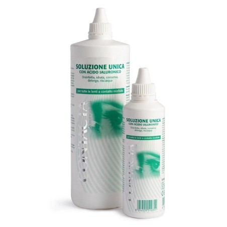 Contacta Soluzione con Acido Ialuronico Bipack 360ml+100ml omaggio Contacta Soluzione con Acido Ialuronico Bipack 360ml+100ml omaggio
