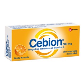 Cebion Masticabile Vitamina C Arancia 500mg  20 Compresse