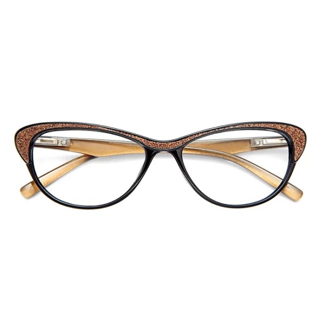 Occhiale da lettura premontato twins platinum ginevra marrone +1,00