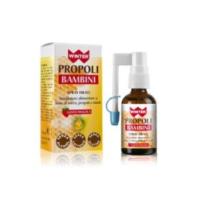 Winter Propoli Bambini Spray Orale Integratore Alimentare a Base di Mirra Propoli e Miele 20ml