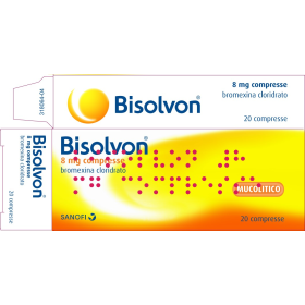 Bisolvon 8 mg per tosse grassa 20 compresse