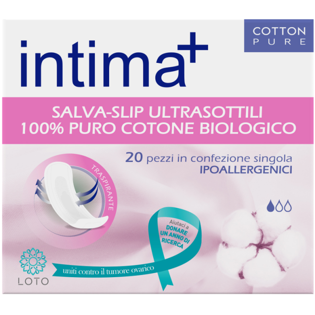 Intima + salvaslip in cotone 20 pezzi Intima + salvaslip in cotone 20 pezzi