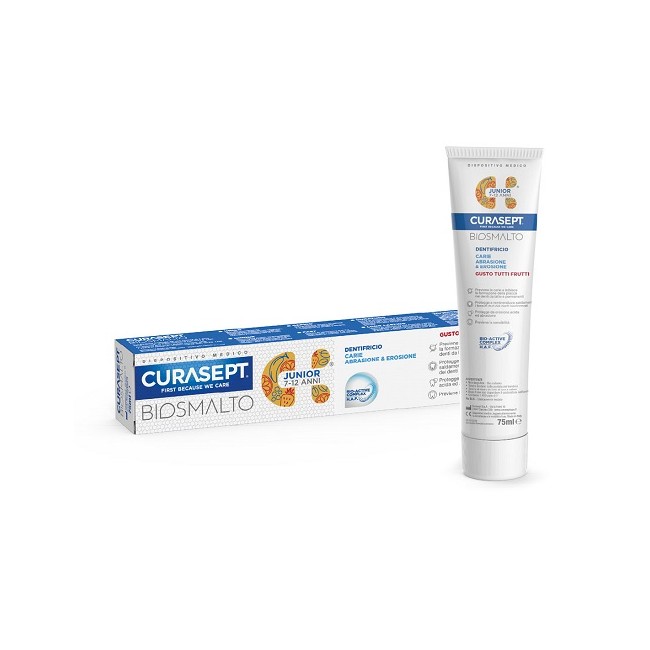 Curasept biosmalto dentifricio junior 75 ml