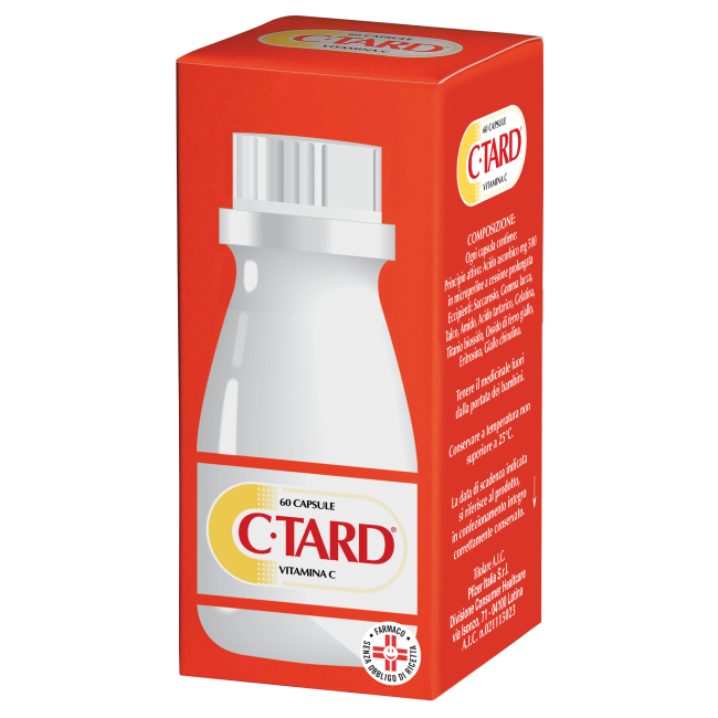 C-Tard 500mg 60 Capsule Rigide a Rilascio Prolungato