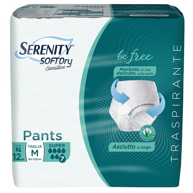 Serenity pants sd sensitive super m 12 pezzi Serenity pants sd sensitive super m 12 pezzi