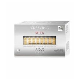 Crescina Isole Follicolari Mito 2100 Donna - Trattamento per la Ricrescita dei Capelli - 40 Fiale