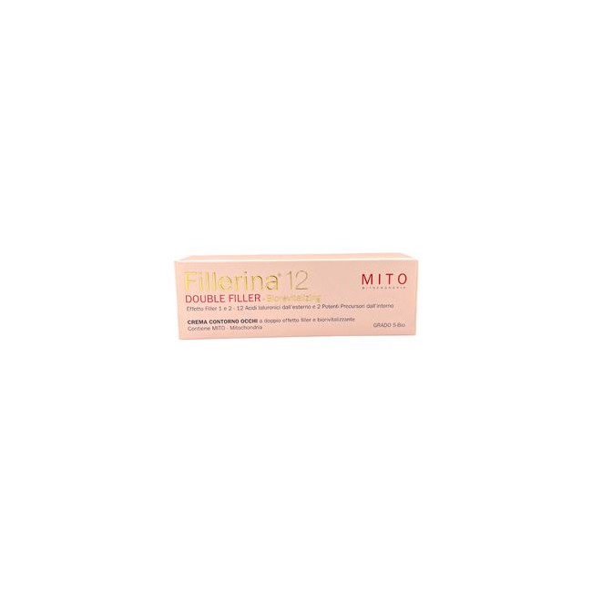 Fillerina 12 Double Filler Mito Biorevitalizing -Eye Contour Cream Grado 5-Bio-Tubo 15ml