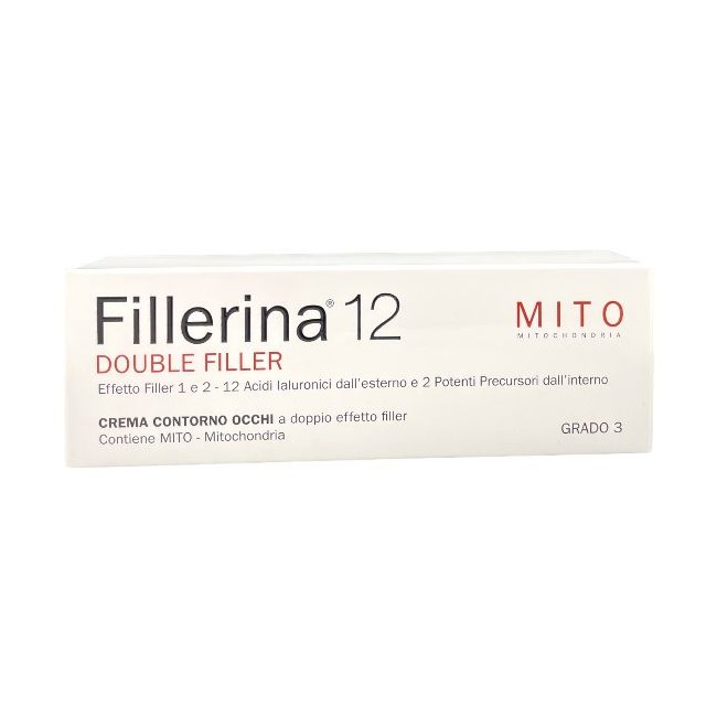 Fillerina 12 Double Filler Mito Base Eye Contour Cream Grado 3 Tubo 15ml