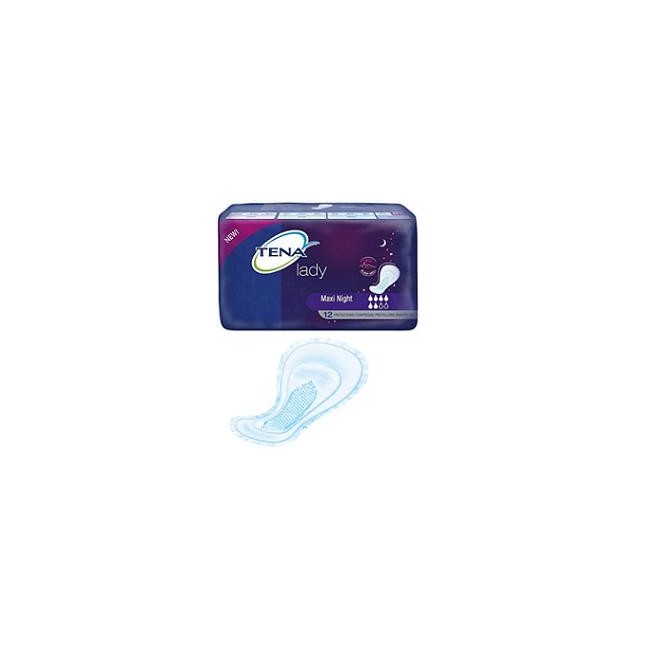 Pannolone sagomato tena discreet maxi night 12 pezzi Pannolone sagomato tena discreet maxi night 12 pezzi