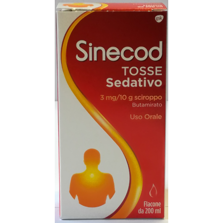 Sinecod Tosse Sedativo 3 mg/10 g Sciroppo fluidificante Sinecod Tosse Sedativo 3 mg/10 g Sciroppo fluidificante