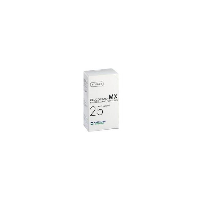 Strisce misurazione glicemia glucocard mx 25 pezzi Strisce misurazione glicemia glucocard mx 25 pezzi