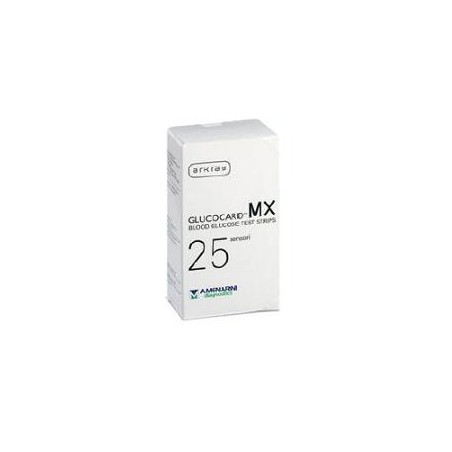 Strisce misurazione glicemia glucocard mx 25 pezzi