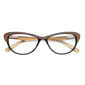 Occhiale da lettura premontato twins platinum ginevra marrone +2,00