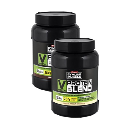 Gymline muscle veg prot blend cacao 900 g Gymline muscle veg prot blend cacao 900 g