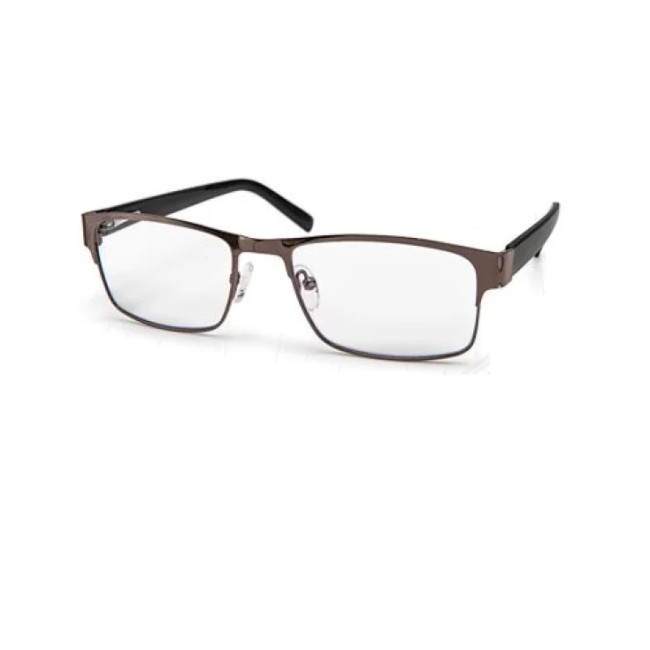 Pic Occhiale Premontato da Lettura Metal Gun Metal Black +1,5 Diottrie