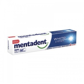 Mentadent Dentifricio White System 75ml