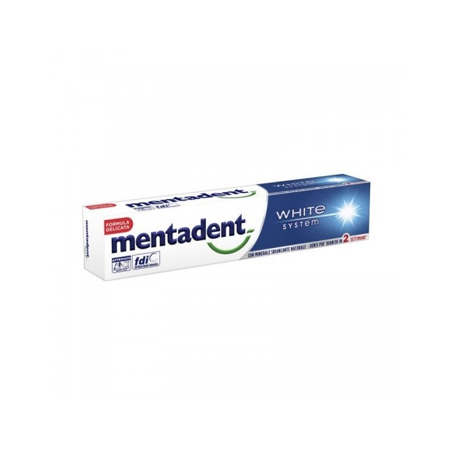 Mentadent Dentifricio White System 75ml