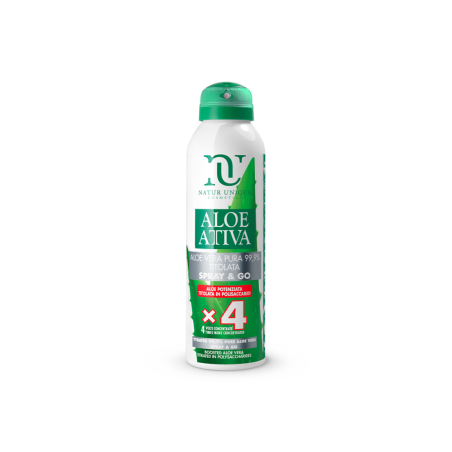 Nature Unique Spray&Go Aloe Potenziata Titolata 4x 150 ml Nature Unique Spray&Go Aloe Potenziata Titolata 4x 150 ml