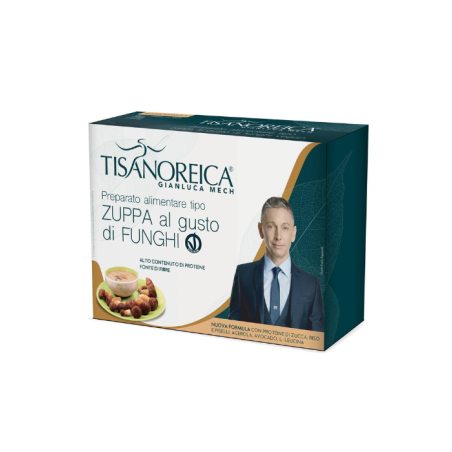 Tisanoreica Zuppa Vegan ai Funghi 34g x 4 Tisanoreica Zuppa Vegan ai Funghi 34g x 4