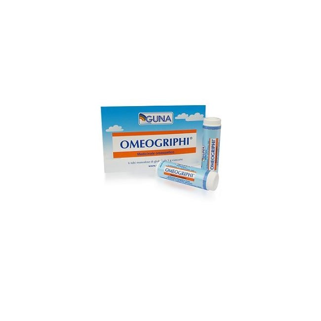 Guna Omeogriphi Medicinale Omeopatico Globuli 6 Tubi 1g