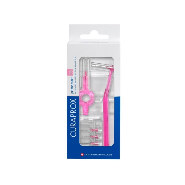 Curaprox cps 08 scovolino prime start 08 pink 5 pezzi