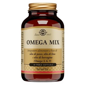 Solgar Omega Mix Integratore con Omega 3, 6 e 9 60 perle