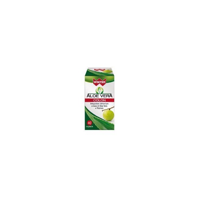 Winter Aloe Vera Colon integratore alimentare 40 Capsule Winter Aloe Vera Colon integratore alimentare 40 Capsule