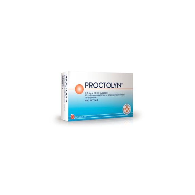 Proctolyn 0,1 mg + 10 mg per trattamento emorroidi