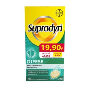 Supradyn Difese Adulto - Integratore Effervescente per il Supporto delle Difese Naturali