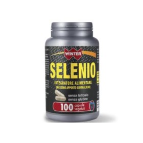 Winter Selenio Integratore Alimentare Senza Lattosio e Glutine 100 Capsule Vegetali