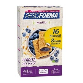 Pesoforma Biscotti Mirtilli 8 Pasti 16 Biscotti