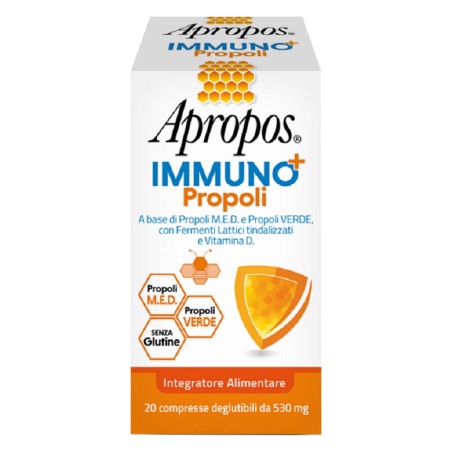 Apropos Immuno + Propoli 20 Compresse Deglutibili Apropos Immuno + Propoli 20 Compresse Deglutibili