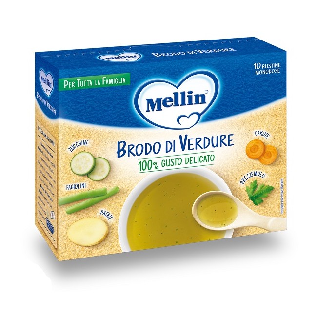 Mellin brodo di verdure 10 x 8 g Mellin brodo di verdure 10 x 8 g