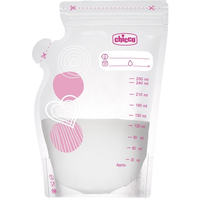 Chicco Sacchetti latte materno 30 pezzi Chicco Sacchetti latte materno 30 pezzi