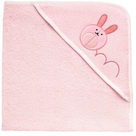 Chicco Quadrato di Spugna Rosa Neonato 0M+ 100% cotone