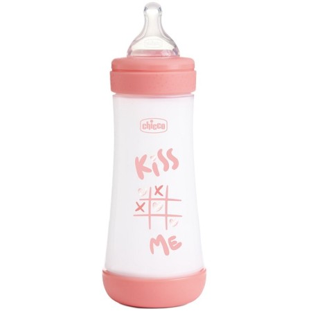 Chicco biberon p5 300ml fast silicone girl Chicco biberon p5 300ml fast silicone girl