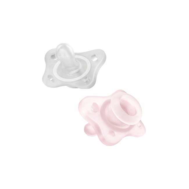 Chicco gommotto mini rosa 0-2m 2 pezzi