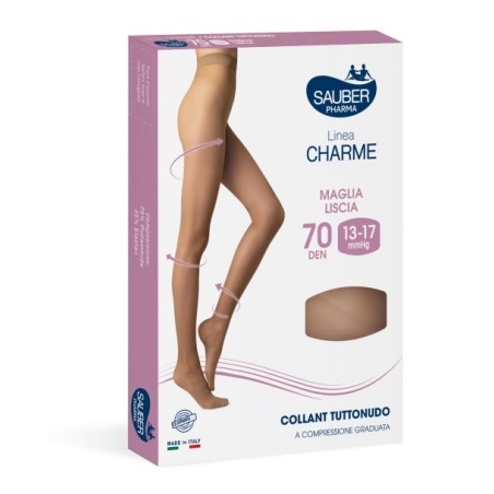 Sauber charme collant 70 denari tuttonudo ml medio 4