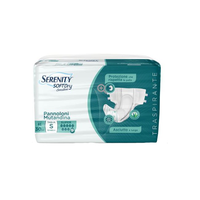 Pannolone mutandina serenity sd sensitive super m 15 pezzi