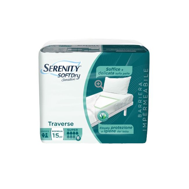 Serenity traversa sd sensitive super 60x90 cm 15 pezzi Serenity traversa sd sensitive super 60x90 cm 15 pezzi