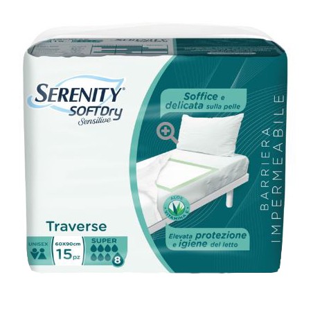 Serenity traversa sd sensitive super 60x90 cm 15 pezzi Serenity traversa sd sensitive super 60x90 cm 15 pezzi