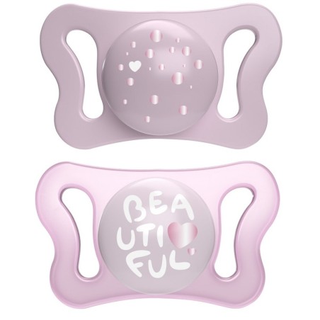 Chicco succhietto micro girl silicone 0-2m 2 pezzi Chicco succhietto micro girl silicone 0-2m 2 pezzi