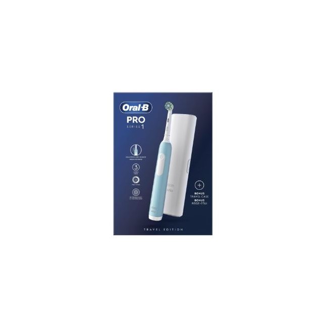 Oralb pro 1 blu spazzolino elettrico+tc Oralb pro 1 blu spazzolino elettrico+tc