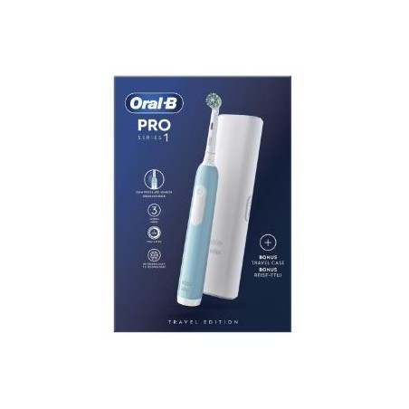 Oralb pro 1 blu spazzolino elettrico+tc Oralb pro 1 blu spazzolino elettrico+tc