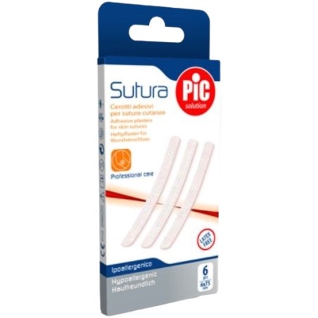 Cerotto per sutura pic solution 3 x 75 mm 10 pezzi