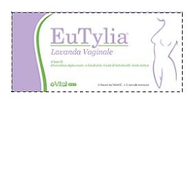 E. Vitalgroup Eutylia Lavanda Vaginale 5 Flaconi 140 Ml + 5 Cannule Monouso